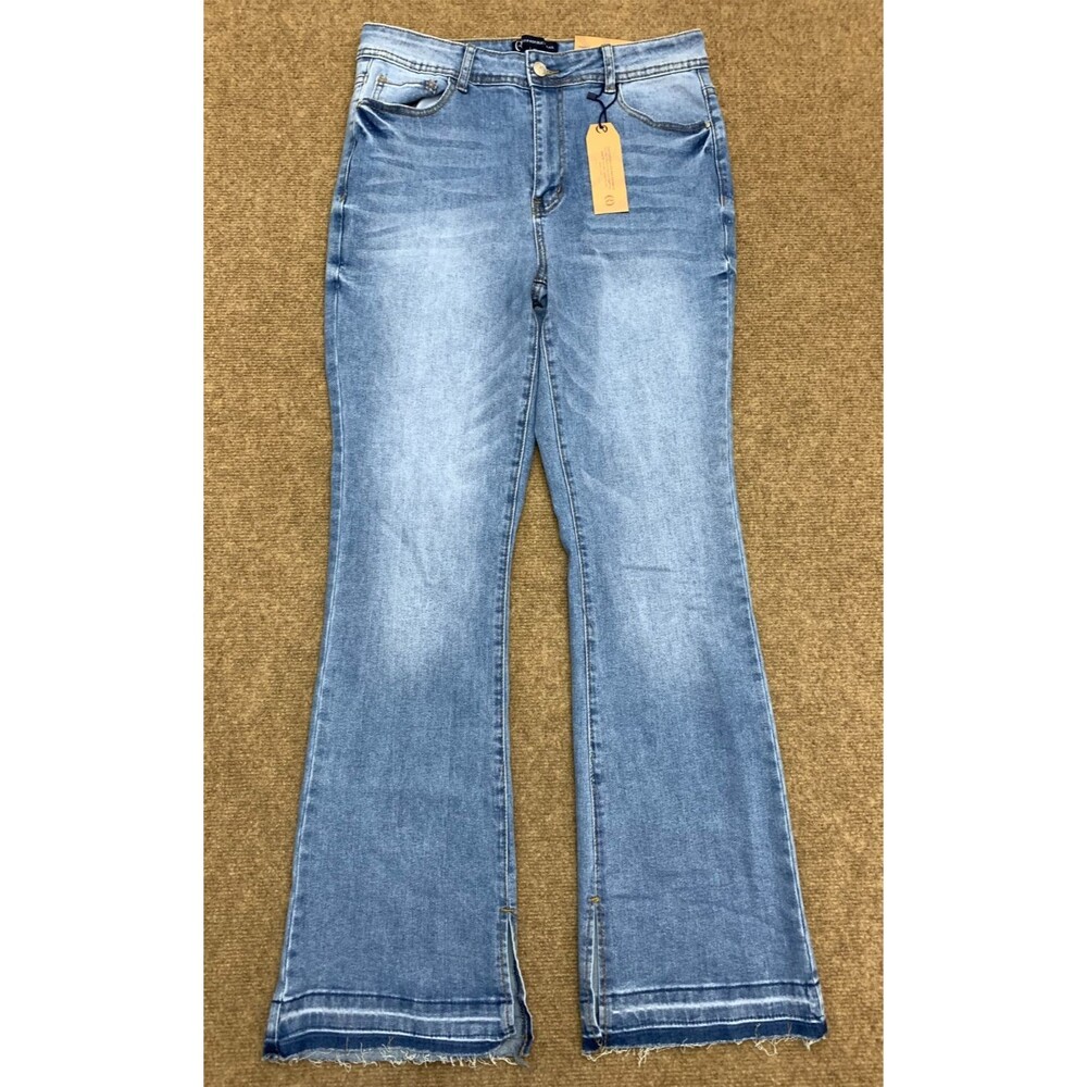 Our Republic For All Jeans Womens 12 High Rise Bootcut Released Split Hem Denim